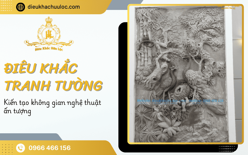 điêu khắc tranh tường
