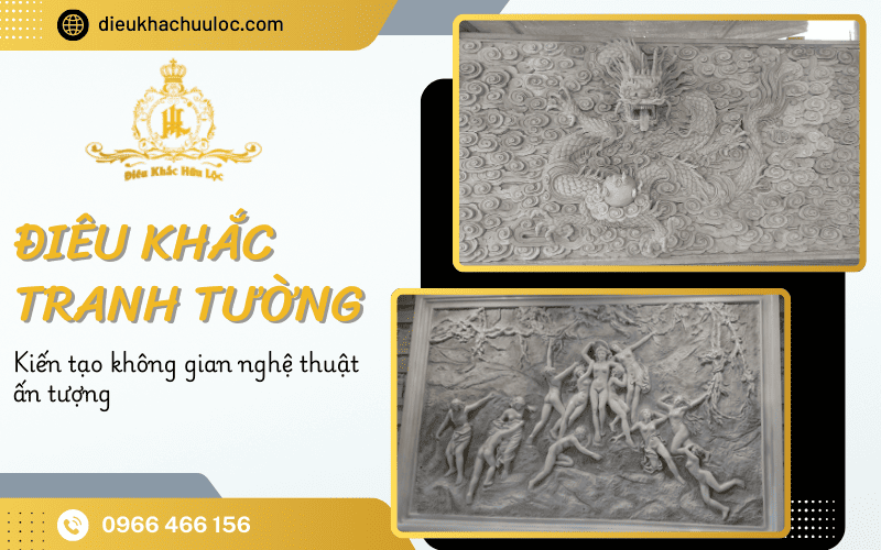 điêu khắc tranh tường