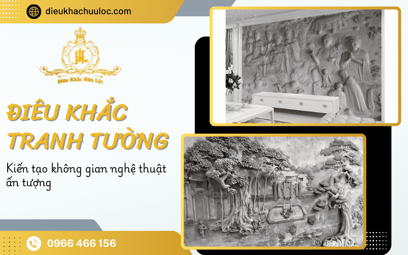 điêu khắc tranh tường