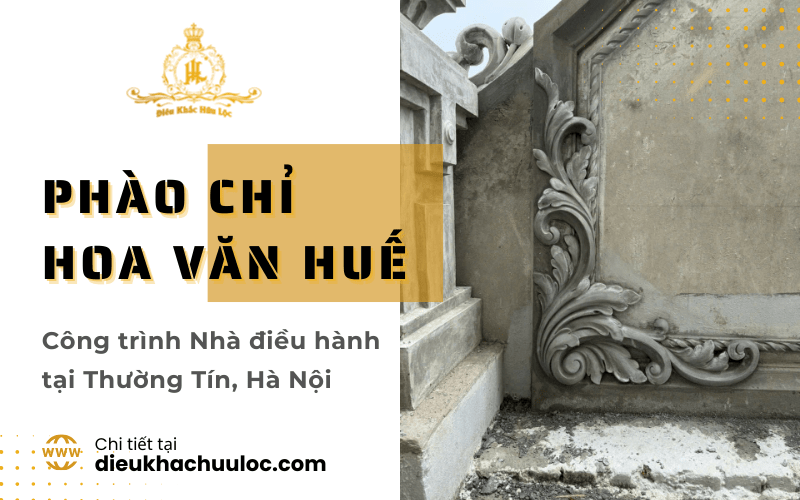 phào chỉ hoa văn huế